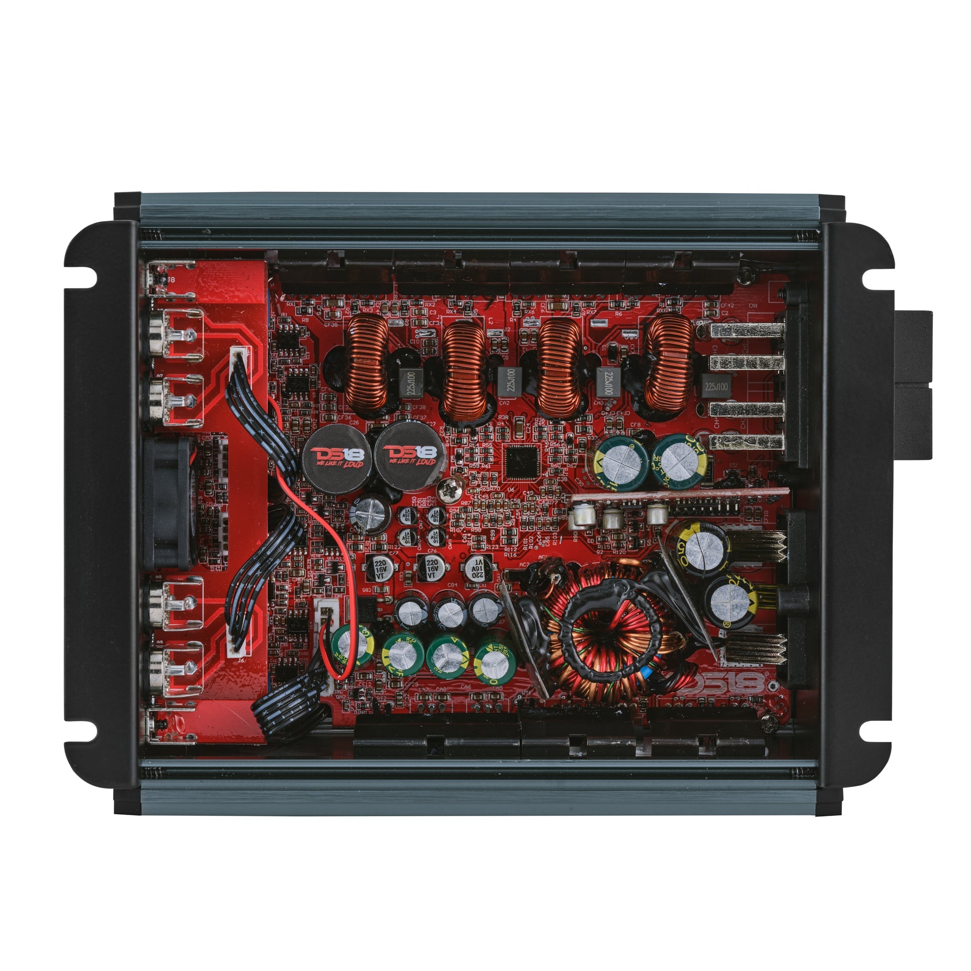 DS18 FRP-1.2K4/TI Compact 4-Channel Full-Range Class-D Amplifier | 1200W RMS - Titanium — image 2