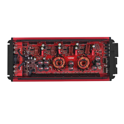 DS18 FRP-4K4/RD Compact 4-Channel Full-Range Class-D Amplifier | 4000W RMS - Red — image 2