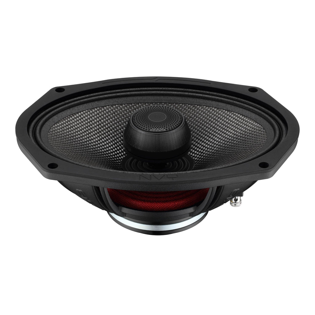 DS18 NVY-69CFZT-N4 6x9” 2-Way Coaxial Loudspeaker with Water-Resistant Carbon Fiber Cone, 1” Bullet Tweeter, Neodymium Magnet | 300W RMS 4-Ohm — image 5