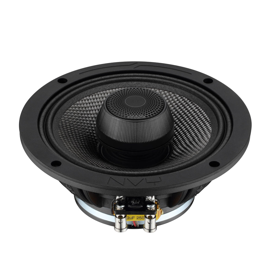 DS18 NVY-6CFZT-N4 6.5” 2-Way Coaxial Loudspeaker with Water-Resistant Carbon Fiber Cone, 1” Bullet Tweeter, Neodymium Magnet | 300W RMS 4-Ohm — image 5