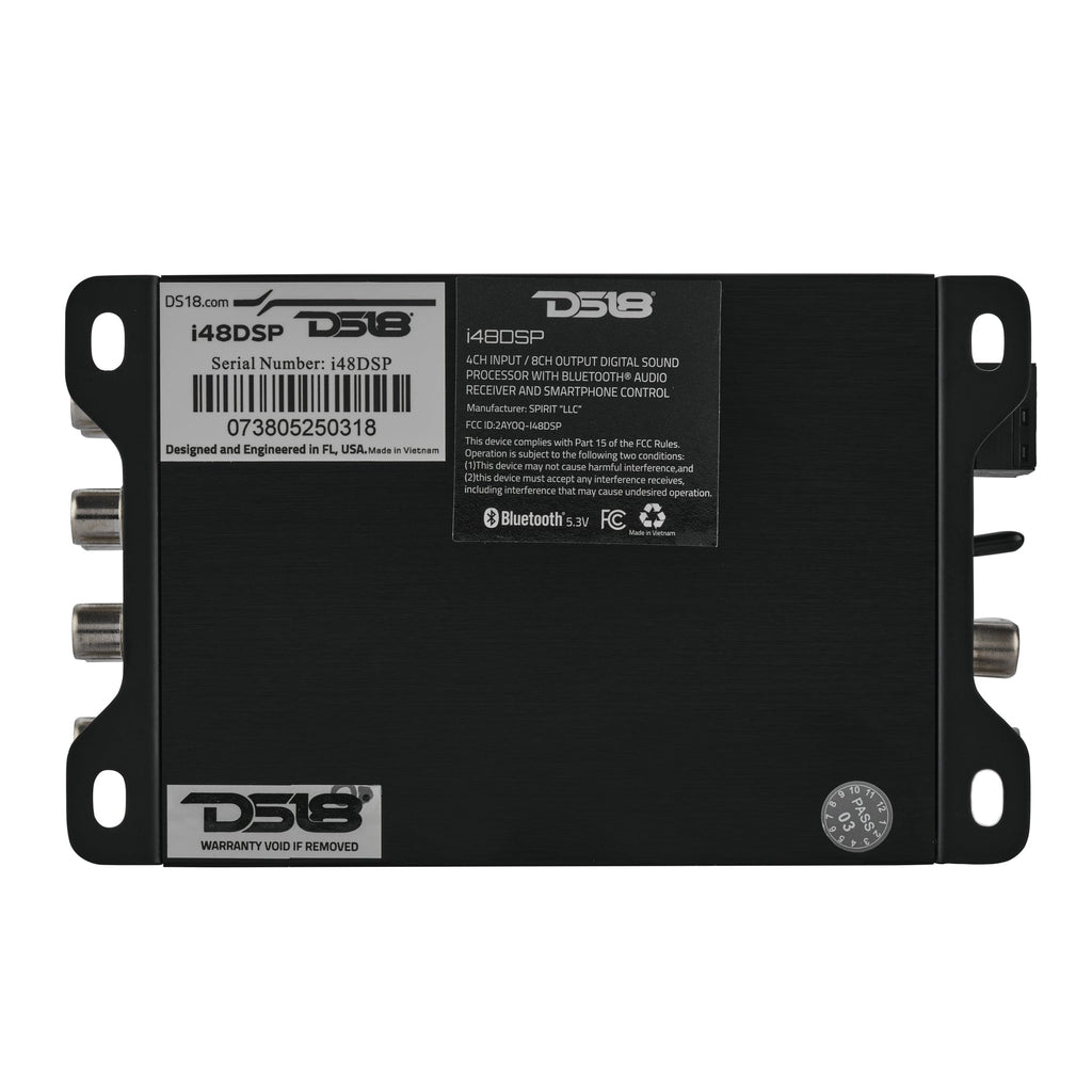 DS18 i48DSP 4-Input / 8-Output Digital Sound Processor with Bluetooth and App Control — image 5