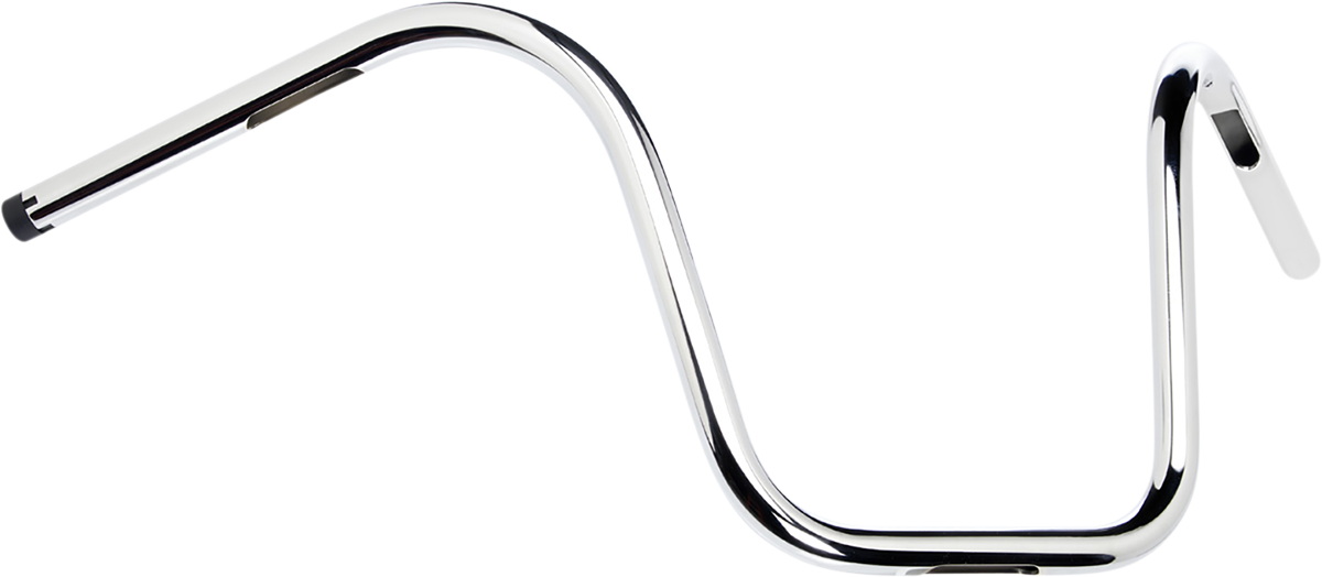BILTWELL 1" Handlebar w/ TBW Plugs - Ape Hanger - Chrome 6004-1057 — image 3