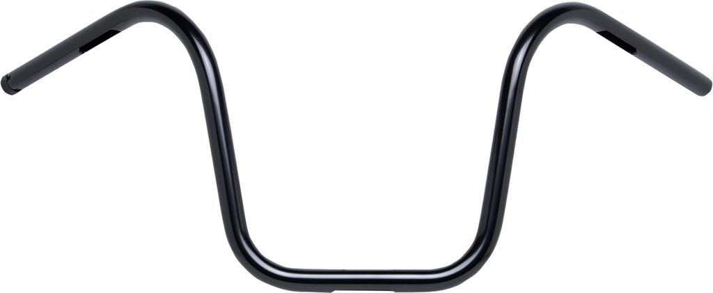 BILTWELL 1" Handlebar w/ TBW Plugs - Ape Hanger - Black 6004-2017 — image 1