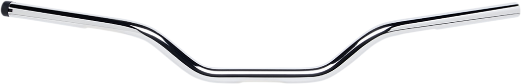 BILTWELL 1" Handlebar w/ TBW Plugs - Tracker Mid - Chrome 6008-1057 — image 1