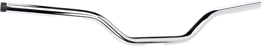 BILTWELL 1" Handlebar w/ TBW Plugs - Tracker Mid - Chrome 6008-1057 — image 2