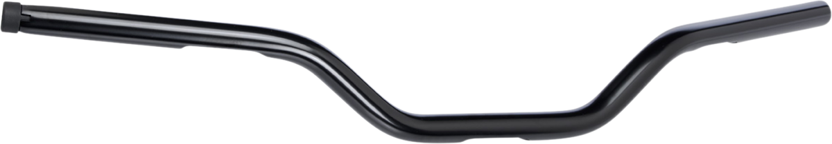 BILTWELL 1" Handlebar w/ TBW Plugs - Tracker Mid - Black 6008-2017 — image 2