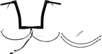 FAT BAGGERS INC. EZ Install Wired 1-1/2" Flat Top Handlebar Kit - 14" - Black 601314-B — image 1
