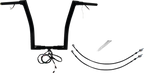 FAT BAGGERS INC. EZ Install Wired 1-1/2" Flat Top Handlebar Kit - 16" - Black 601316-B — image 1