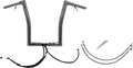 FAT BAGGERS INC. EZ Install Wired 1-1/2" Flat Top Handlebar Kit - 16" - Chrome 601316 — image 1