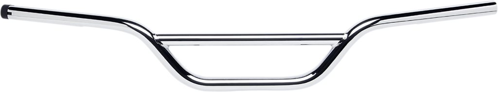 BILTWELL 1" Handlebar w/ TBW Plugs - Moto - Chrome 6016-1057 — image 1