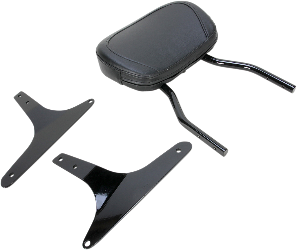 COBRA Round Sissy Bar - Standard - Black - Softail 602-1301B — image 1