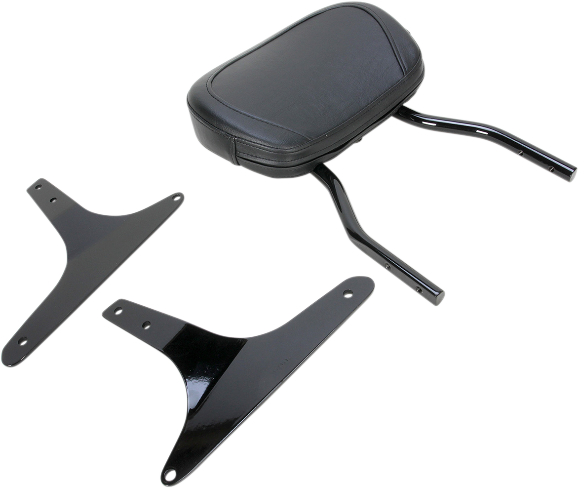 COBRA Round Sissy Bar - Standard - Black - Softail 602-1301B — image 1