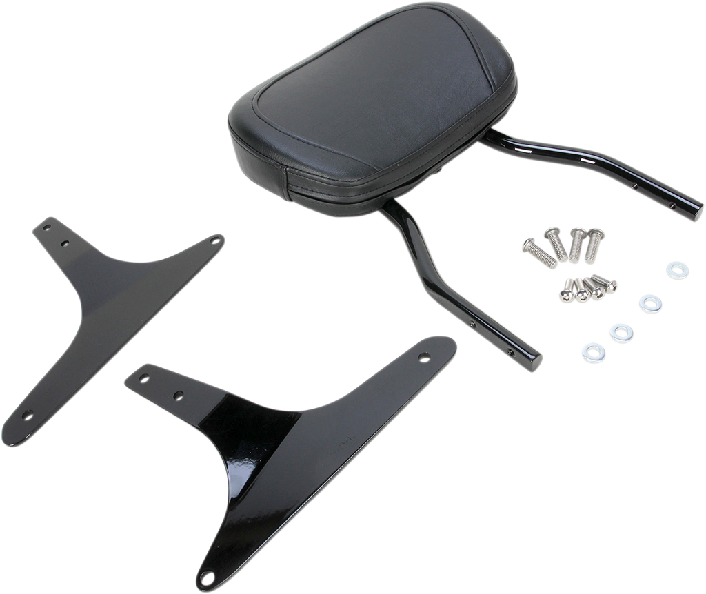 COBRA Round Sissy Bar - Standard - Black - Softail 602-1301B — image 2