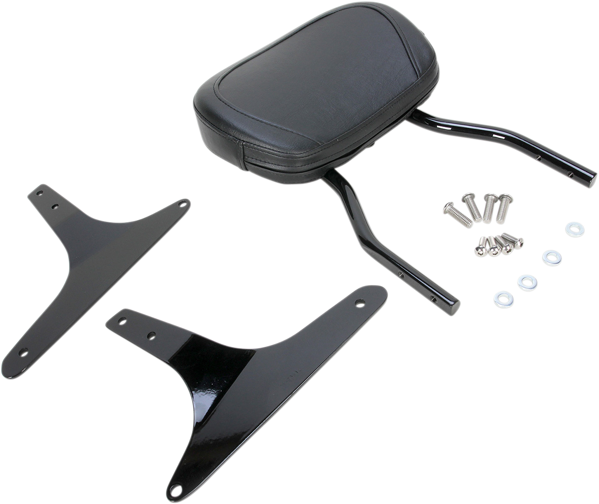 COBRA Round Sissy Bar - Standard - Black - Softail 602-1301B — image 2