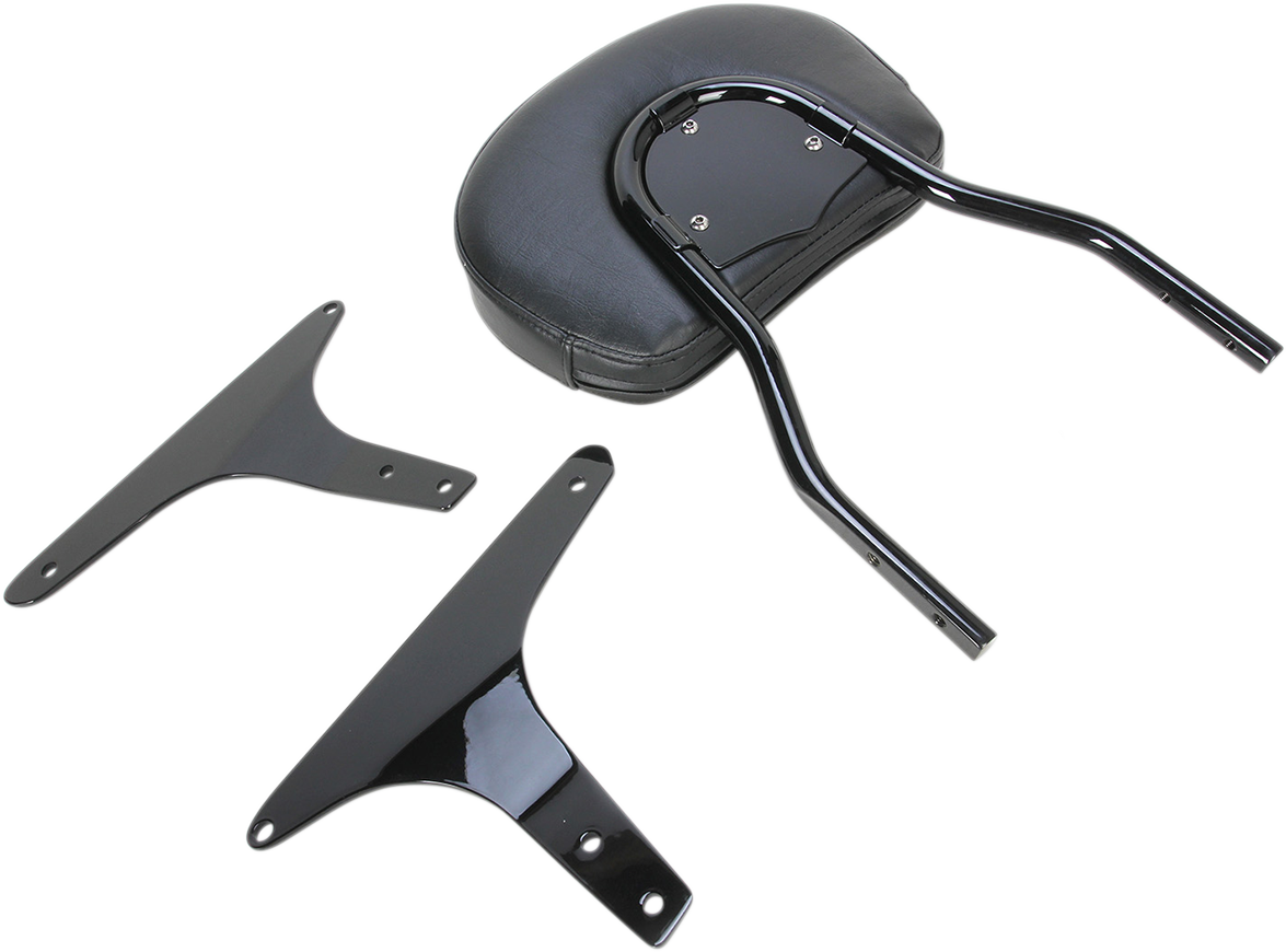 COBRA Round Sissy Bar - Standard - Black - Softail 602-1301B — image 3