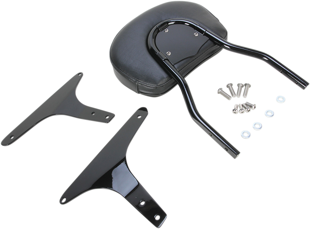 COBRA Round Sissy Bar - Standard - Black - Softail 602-1301B — image 4