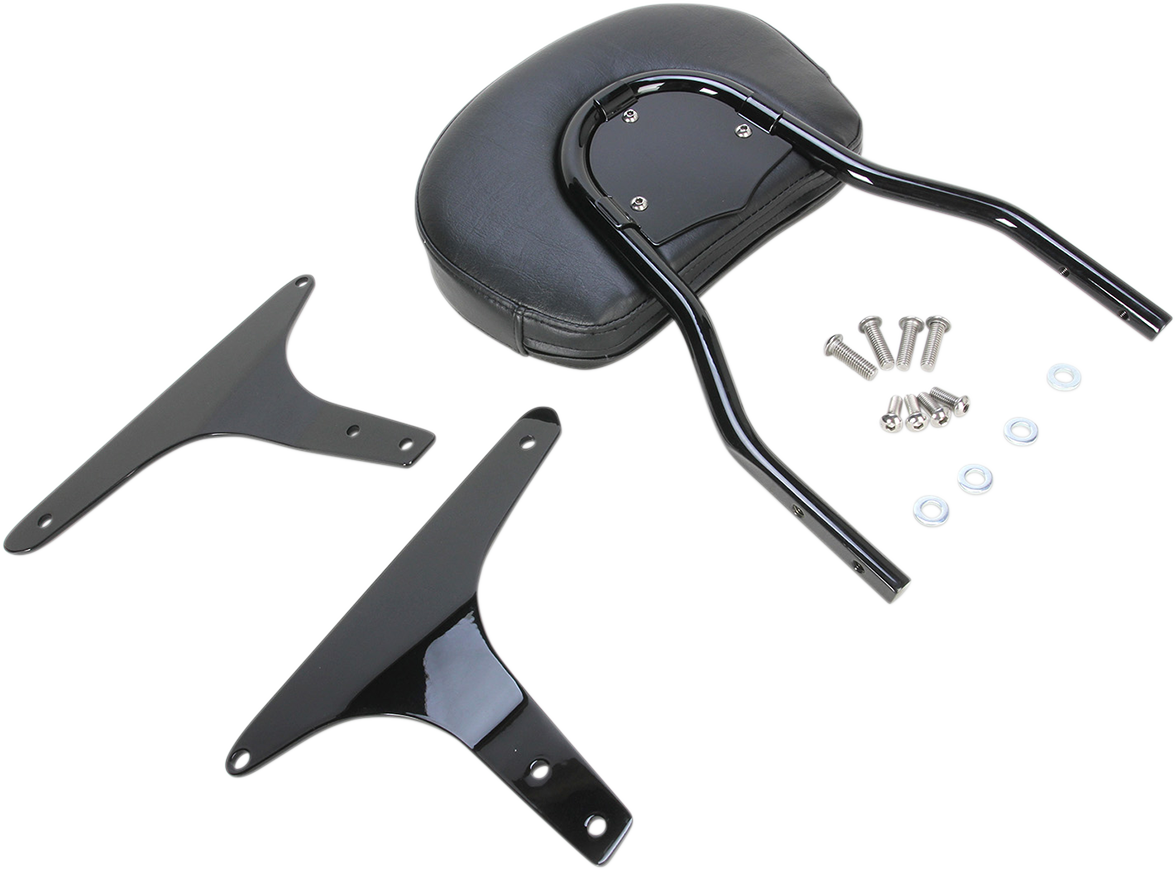 COBRA Round Sissy Bar - Standard - Black - Softail 602-1301B — image 4