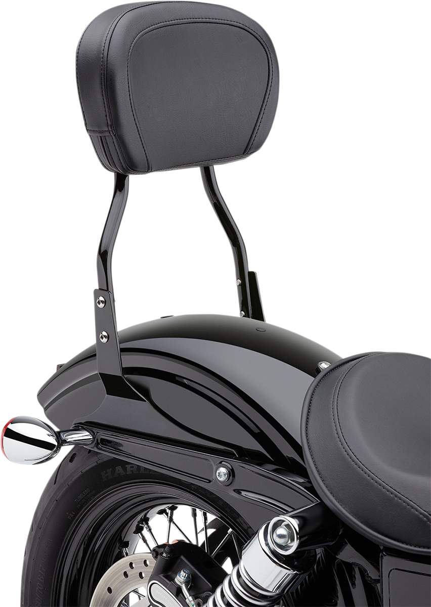 COBRA Round Sissy Bar - Standard - Black - Softail 602-1301B — image 5