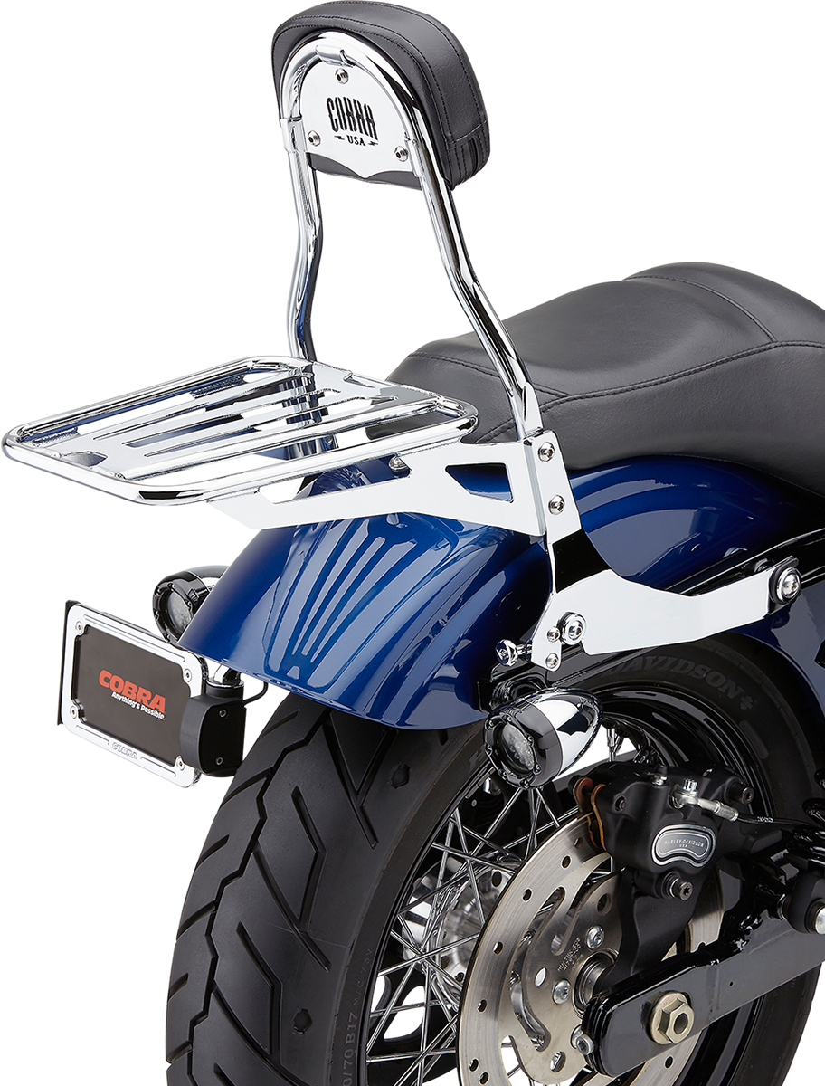 COBRA Backrest Kit - 14" - Chrome - Dyna 602-2004 — image 4