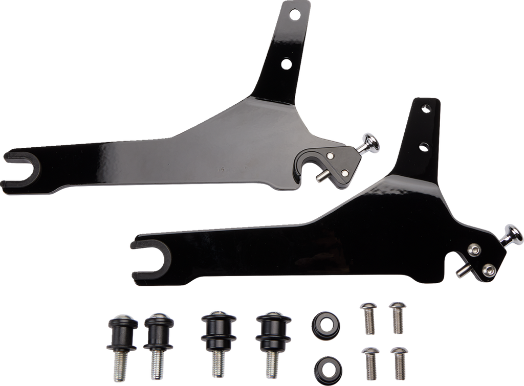 COBRA Backrest Kit - 14" - Black - Softail 602-2007B — image 2