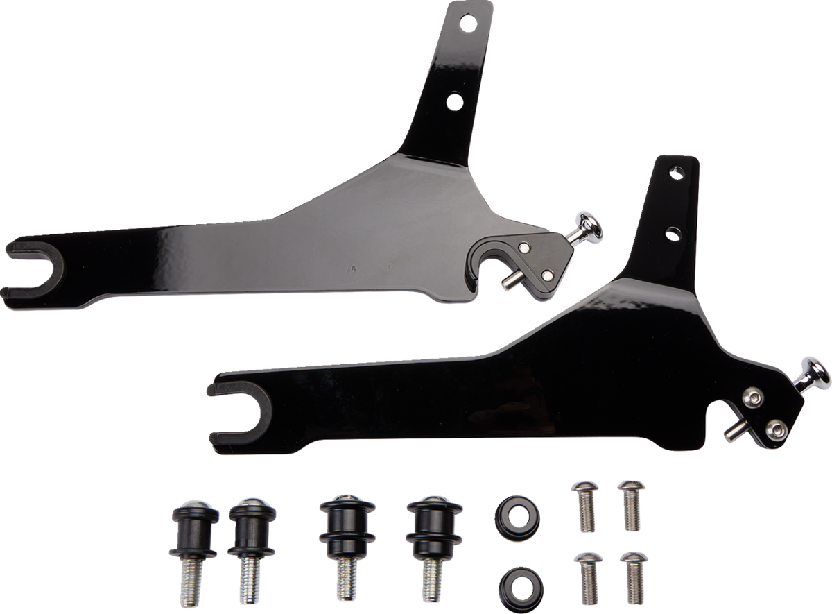 COBRA Backrest Kit - 14" - Black - Softail 602-2007B — image 2