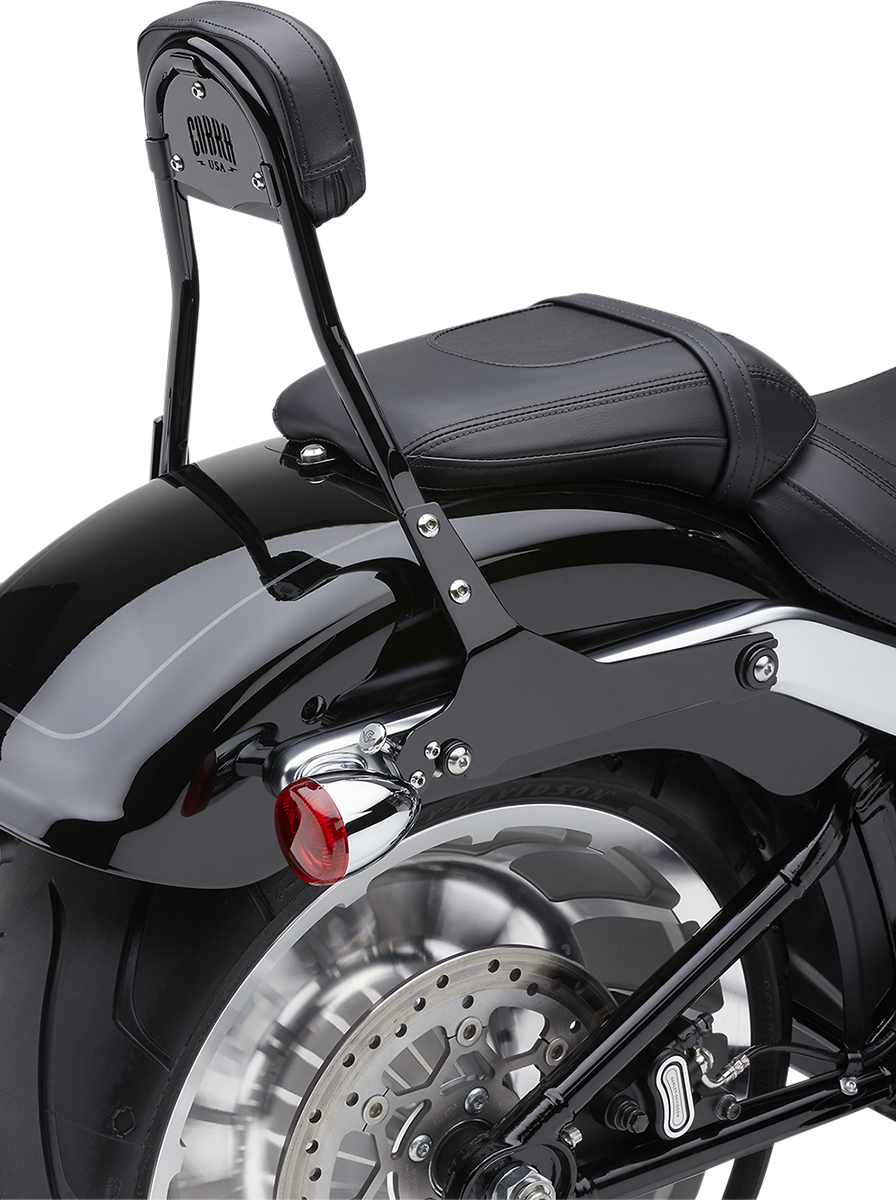 COBRA Backrest Kit - 14" - Black - Softail 602-2007B — image 3