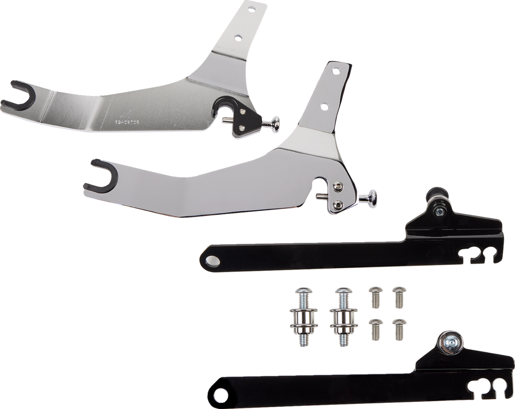 COBRA Backrest Kit - 11" - Chrome - Dyna 602-2024 — image 2