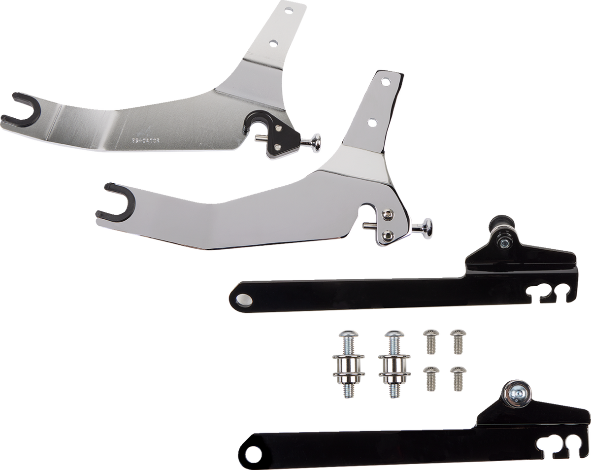 COBRA Backrest Kit - 11" - Chrome - Dyna 602-2024 — image 2