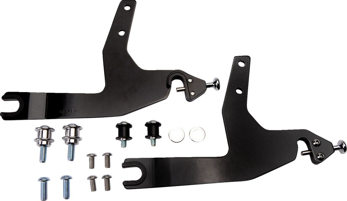 COBRA Backrest Kit - 14" - Black - Softail 602-2041B — image 2