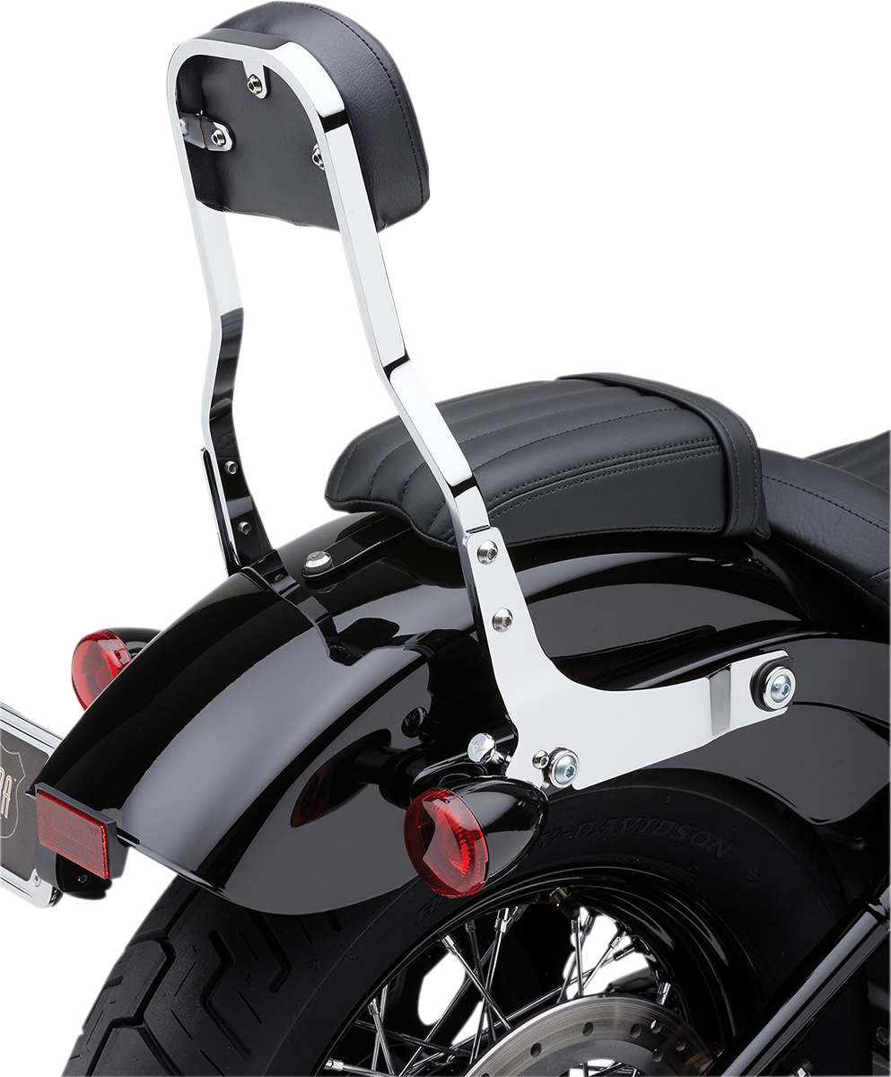 COBRA Backrest Kit - 14" - Chrome - Sportster 602-2045 — image 1