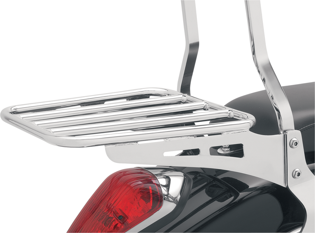 COBRA Sissy Bar Luggage Rack - Chrome - Tubular 602-3500 — image 2