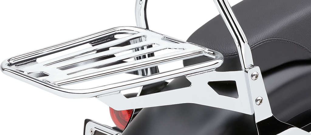 COBRA Sissy Bar Luggage Rack - Chrome - Tubular 602-3502 — image 2