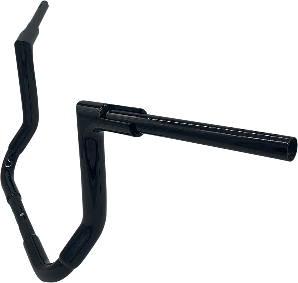FAT BAGGERS INC. 1-1/2" EZ Install Flat Top Handlebar - 12" - Black 605012-B — image 2