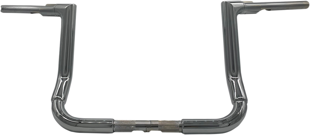 FAT BAGGERS INC. 1-1/2" EZ Install Flat Top Handlebar - 12" - Chrome 605012 — image 1