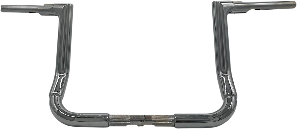 FAT BAGGERS INC. 1-1/2" EZ Install Flat Top Handlebar - 12" - Chrome 605012 — image 1