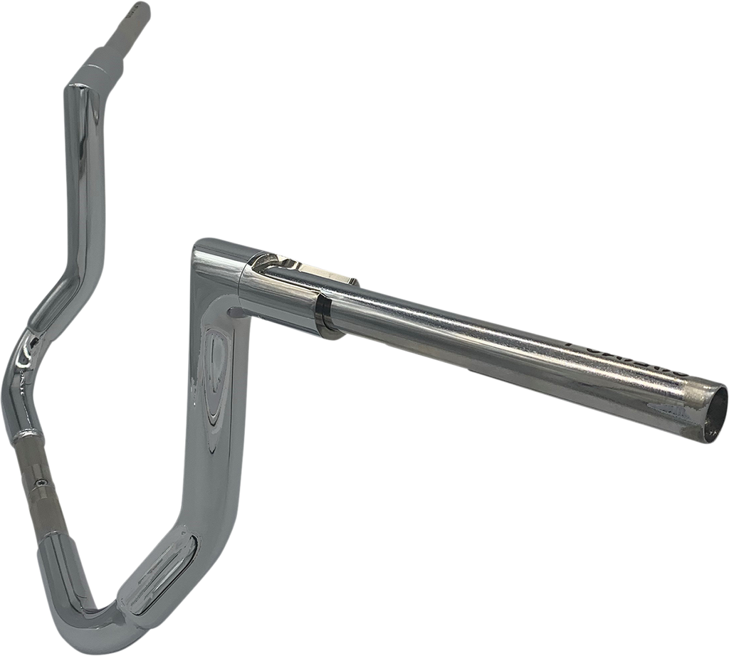 FAT BAGGERS INC. 1-1/2" EZ Install Flat Top Handlebar - 12" - Chrome 605012 — image 2