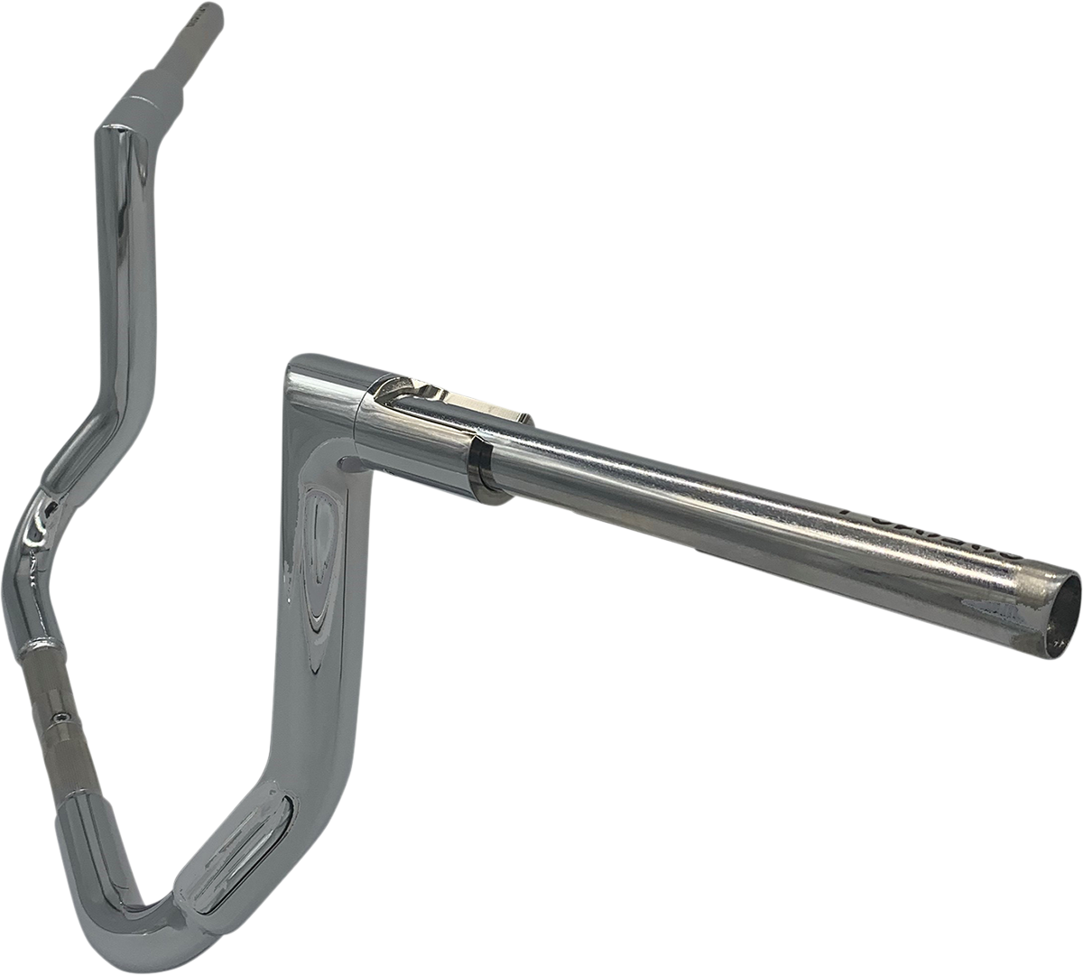 FAT BAGGERS INC. 1-1/2" EZ Install Flat Top Handlebar - 12" - Chrome 605012 — image 2