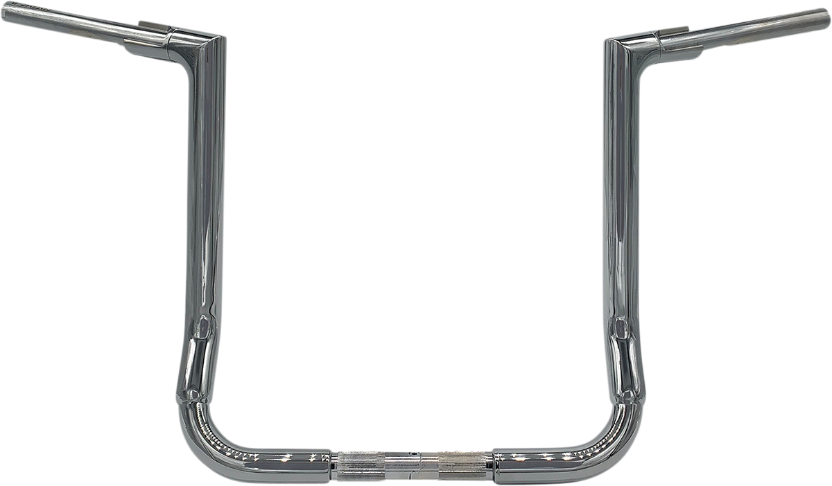 FAT BAGGERS INC. 1-1/2" EZ Install Flat Top Handlebar - 16" - Chrome 605016 — image 1