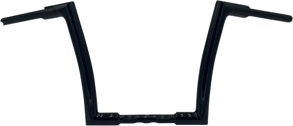 FAT BAGGERS INC. 1-1/2" EZ Install Flat Top Handlebar - 12" - Black 607012-B — image 1