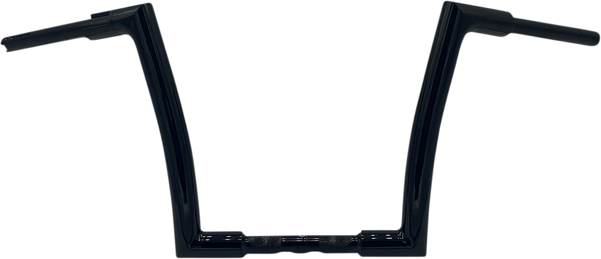 FAT BAGGERS INC. 1-1/2" EZ Install Flat Top Handlebar - 12" - Black 607012-B — image 1