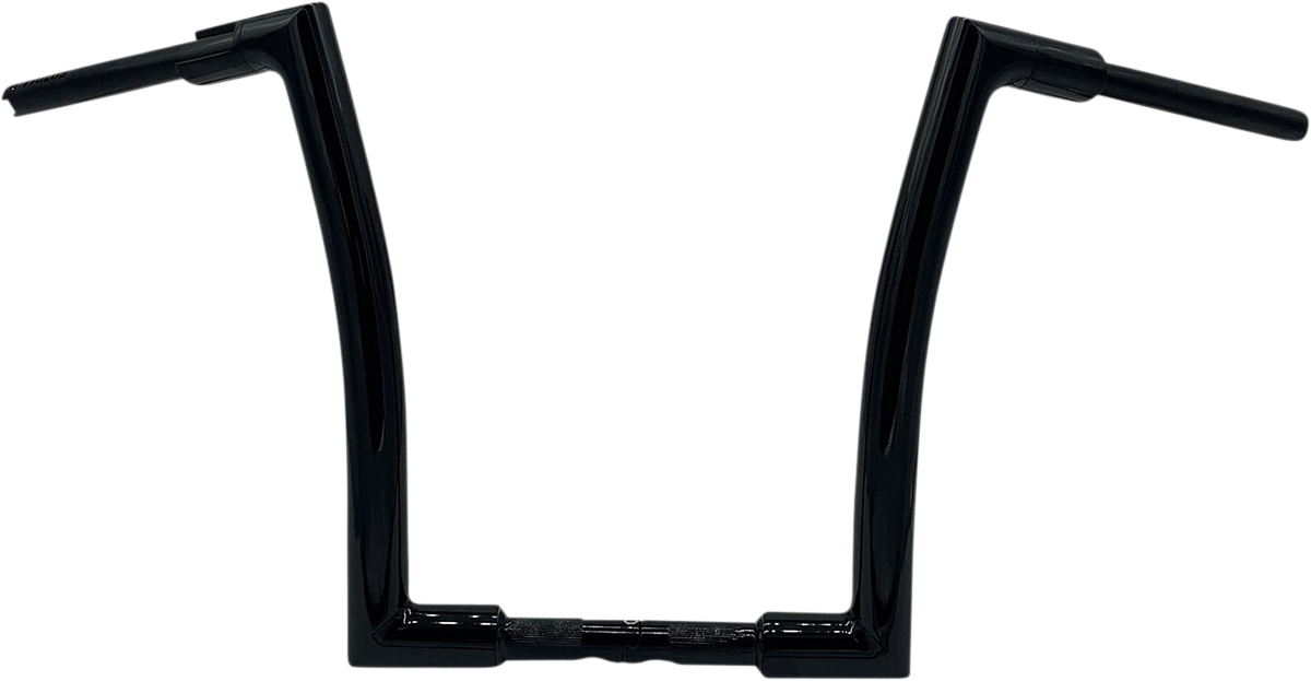 FAT BAGGERS INC. 1-1/2" EZ Install Flat Top Handlebar - 14" - Black 607014-B — image 1