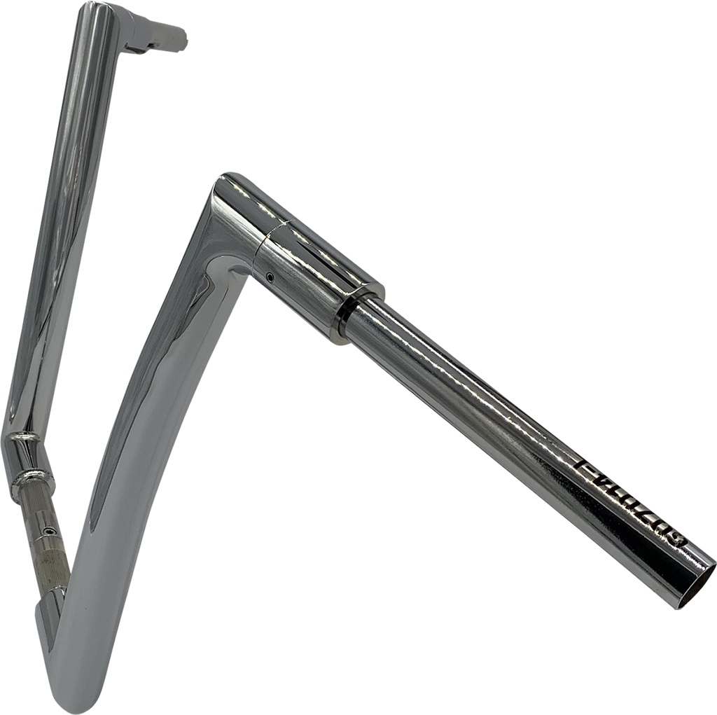FAT BAGGERS INC. 1-1/2" EZ Install Flat Top Handlebar - 14" - Chrome 607014 — image 2