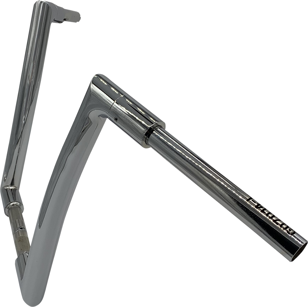FAT BAGGERS INC. 1-1/2" EZ Install Flat Top Handlebar - 14" - Chrome 607014 — image 2