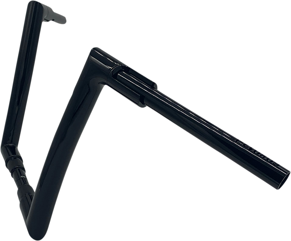FAT BAGGERS INC. 1-1/2" EZ Install Flat Top Handlebar - 12" - Black 608012-B — image 2