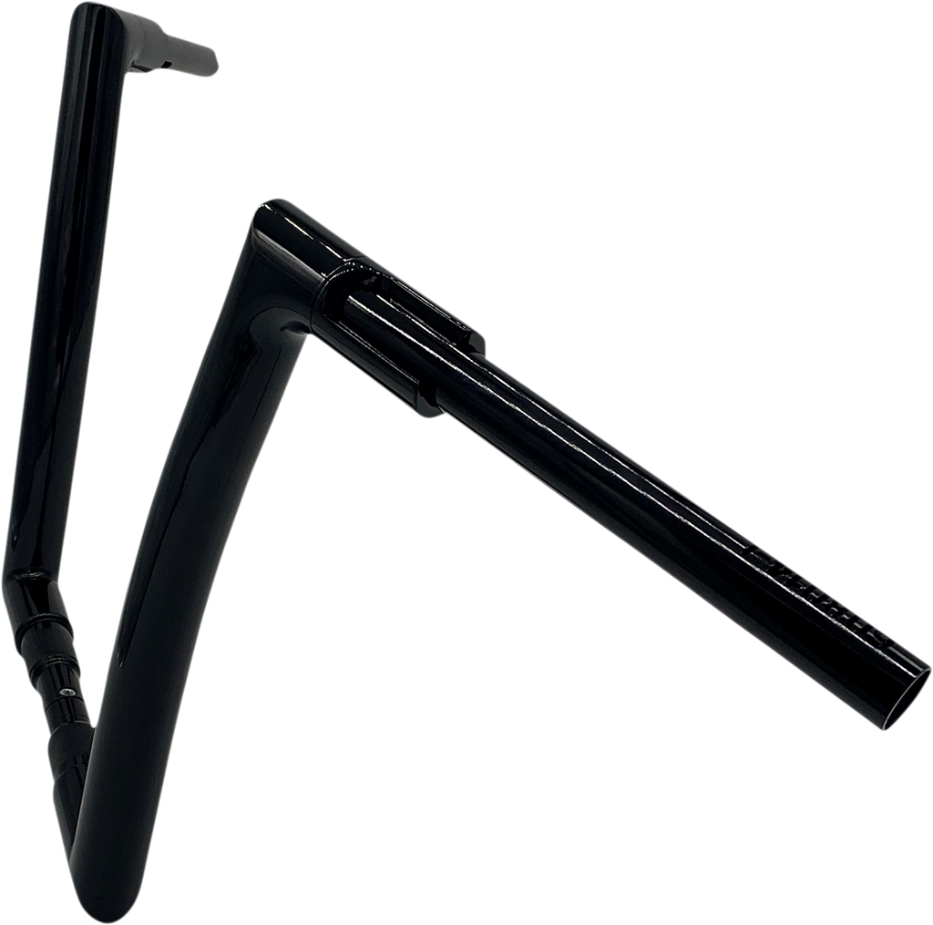 FAT BAGGERS INC. 1-1/2" EZ Install Flat Top Handlebar - 14" - Black 608014-B — image 2
