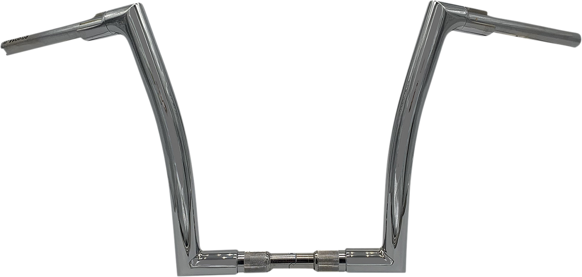 FAT BAGGERS INC. 1-1/2" EZ Install Flat Top Handlebar - 14" - Chrome 608014 — image 1