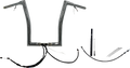 FAT BAGGERS INC. EZ Install Wired 1-1/2" Flat Top Handlebar Kit - 16" - Chrome 612916 — image 1