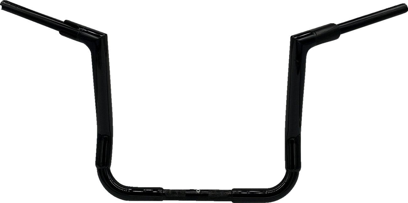 FAT BAGGERS INC. 1-1/2" EZ Install Flat Top Handlebar - 14" - Black 615014-B — image 1