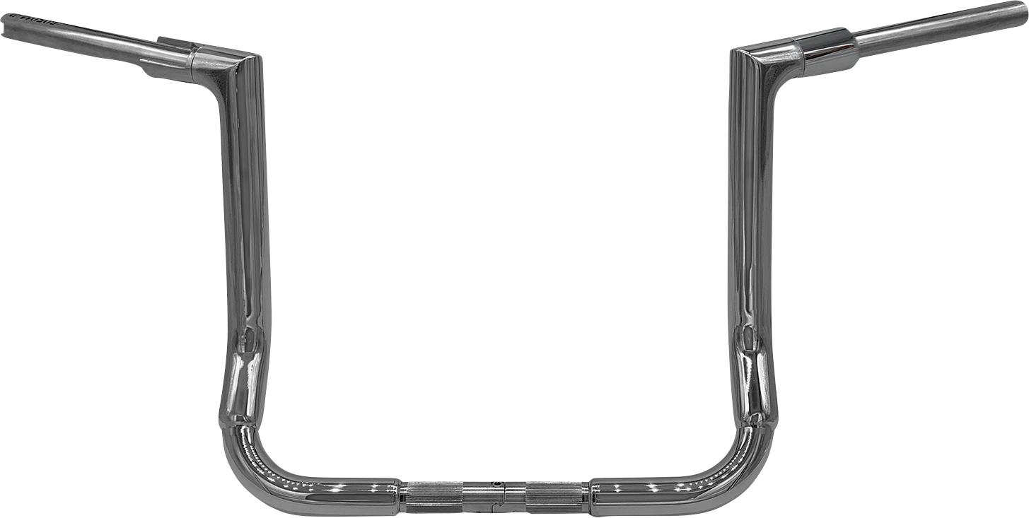 FAT BAGGERS INC. 1-1/2" EZ Install Flat Top Handlebar - 14" - Chrome 615014 — image 1