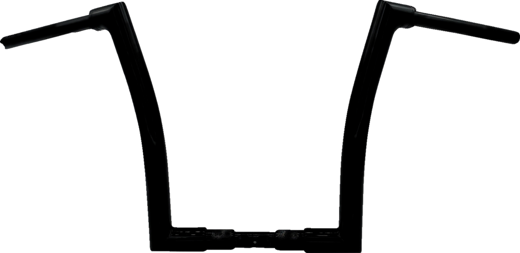 FAT BAGGERS INC. 1-1/2" EZ Install Flat Top Handlebar - 14" - Black 616014-B — image 1